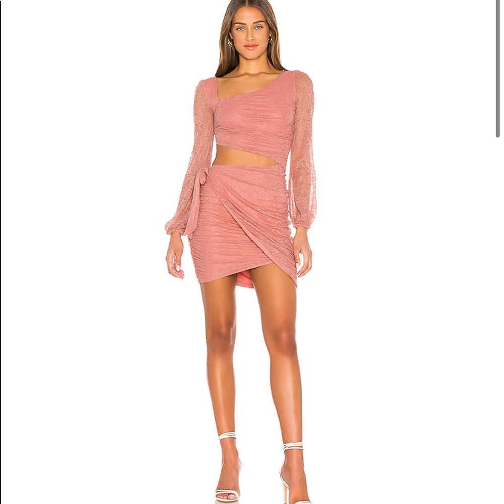 REVOLVE EVERETT MINI DRESS IN BLUSH